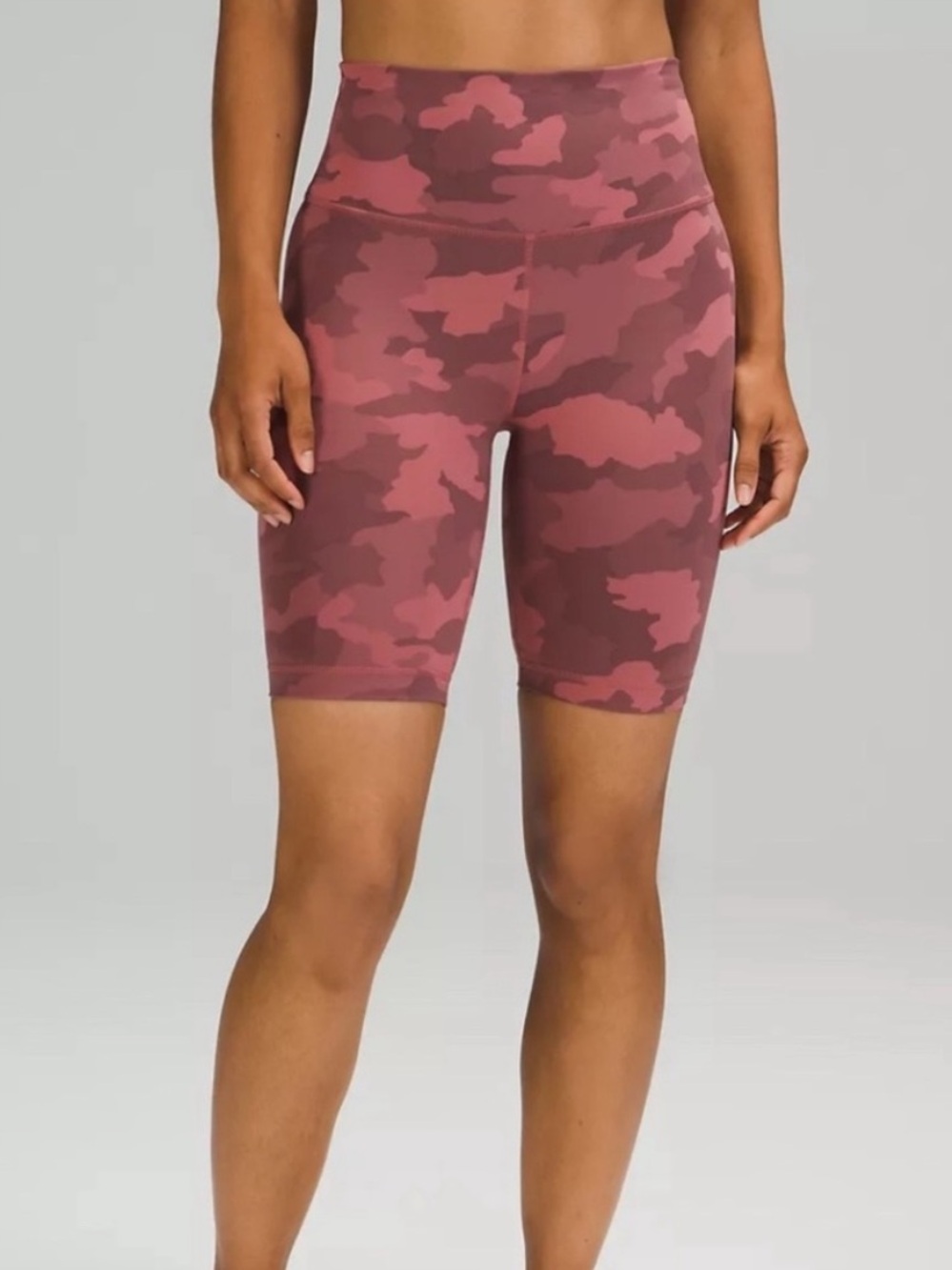 Lululemon Align Camo Print Shorts 8”